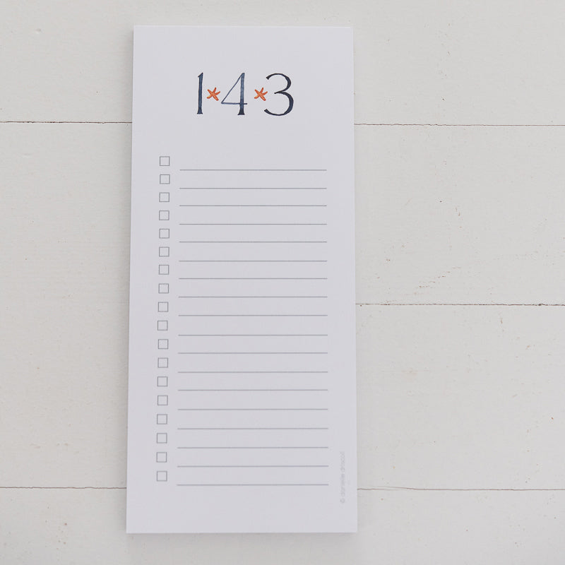 143 List Pad | Finding Silver Pennies