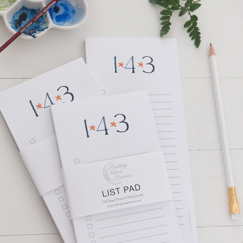 143 List Pad | Finding Silver Pennies