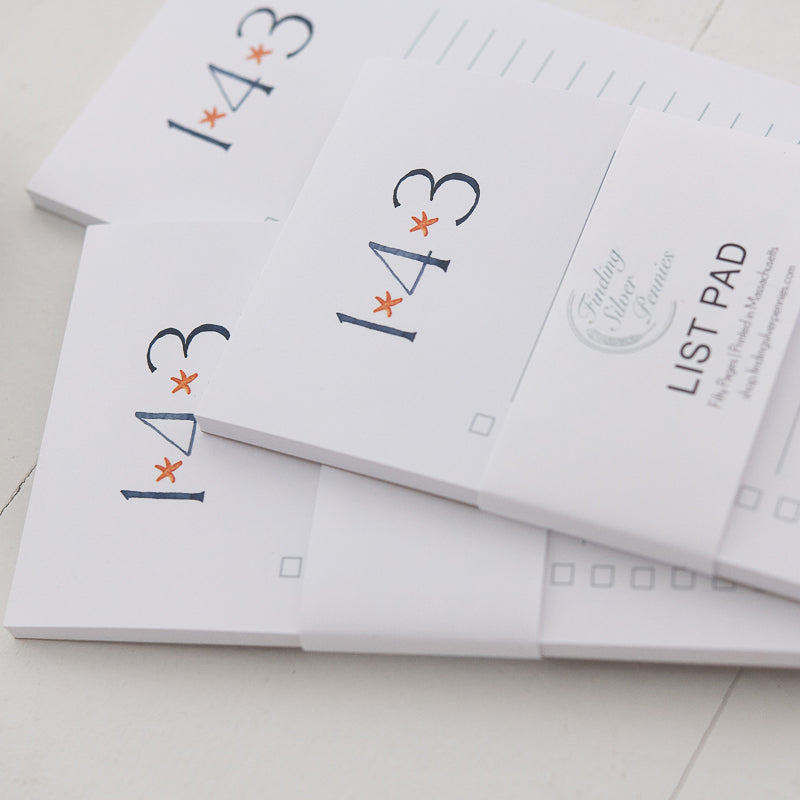 143 List Pad | Finding Silver Pennies