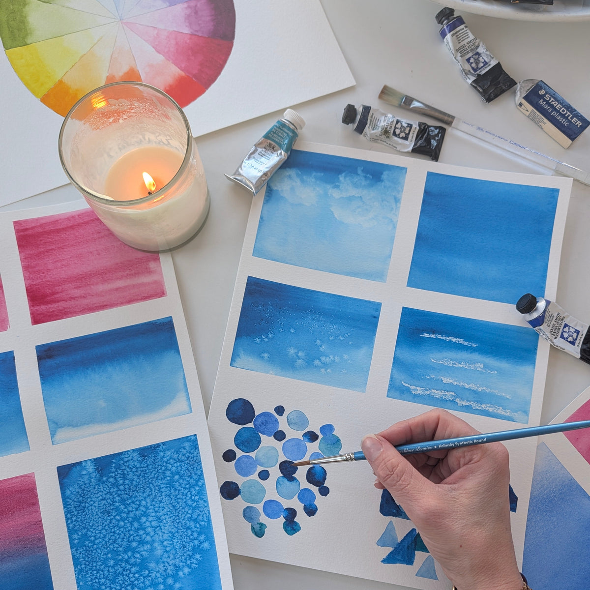 Basic Watercolor Techniques with Danielle Driscoll