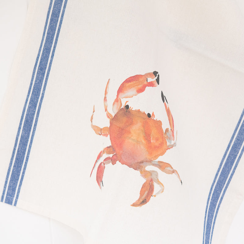 Crab Tea Towel | Finding Silver Pennies