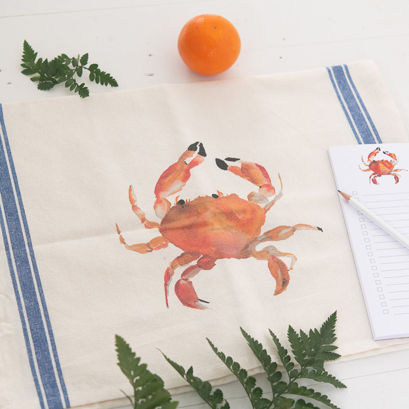 Crab Tea Towel | Finding Silver Pennies
