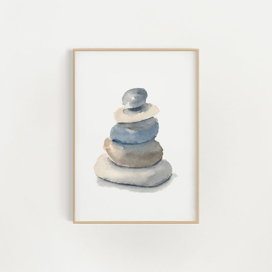 Beach Rocks Giclée Print | Finding Silver Pennies