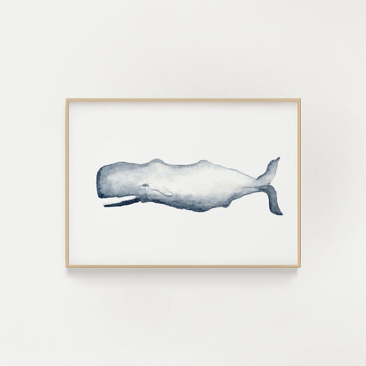 Whale Giclée Print | Finding Silver Pennies