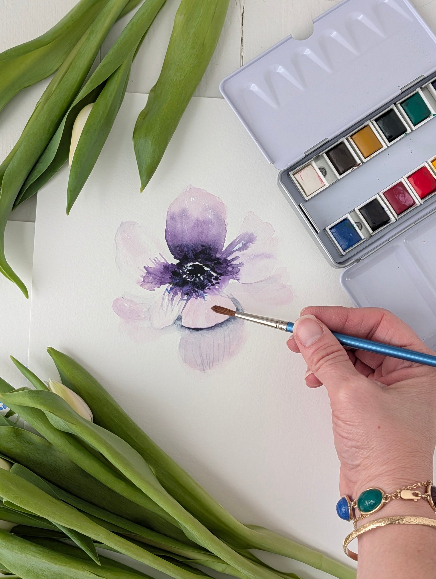 August 6 Ladies Night Free Flowing Florals with Danielle