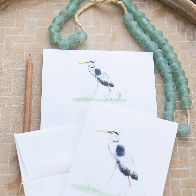 Great Blue Heron Stationery