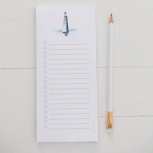 Minot Lighthouse List Pad | Finding Silver Pennies