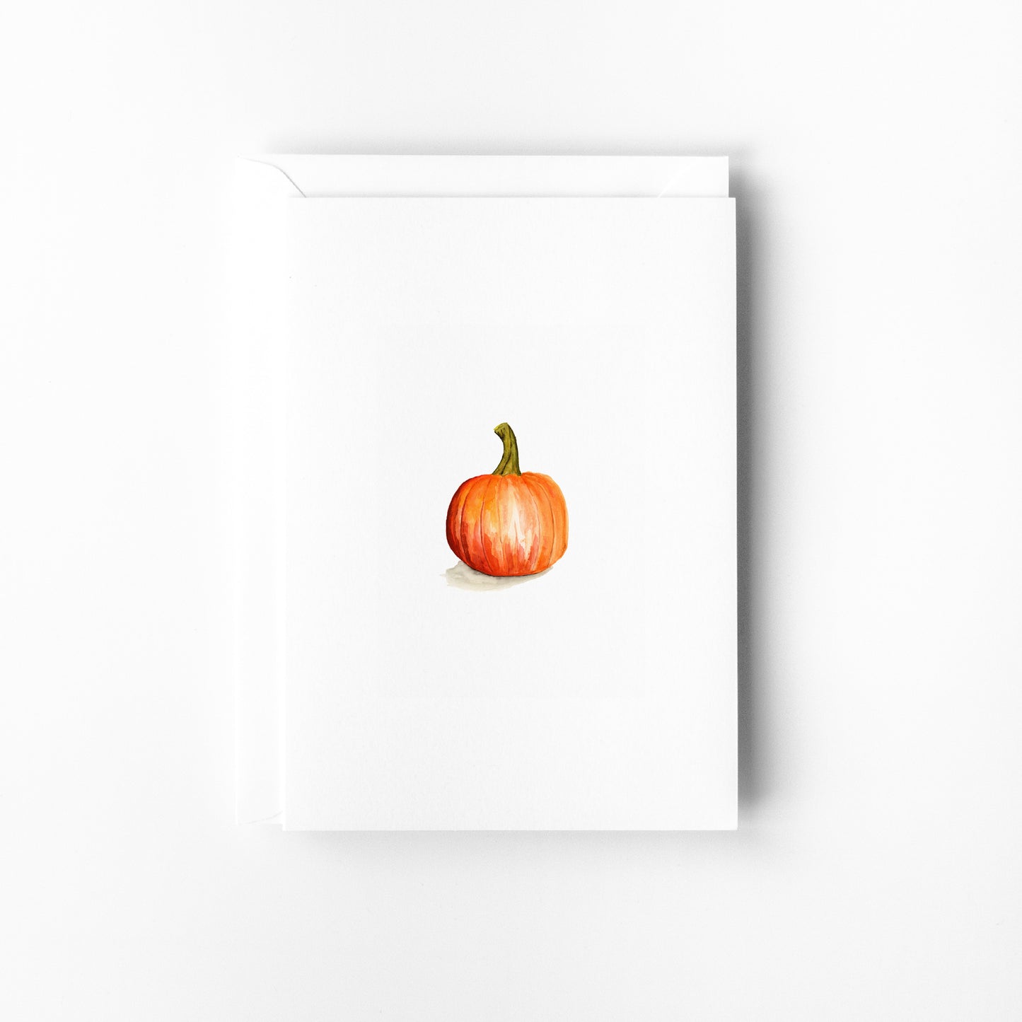 Pumpkin Mini Note Card by Danielle Driscoll | Finding Silver Pennies