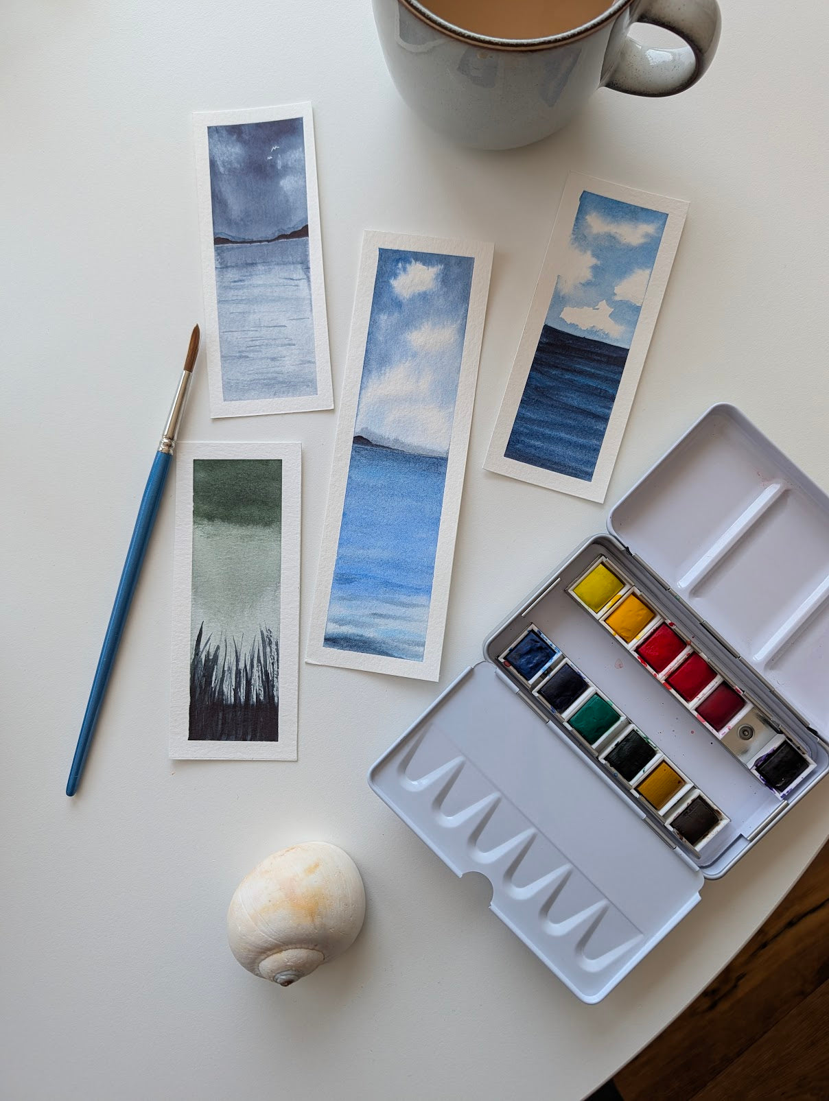 Watercolor Bookmarks by Danielle Driscoll
