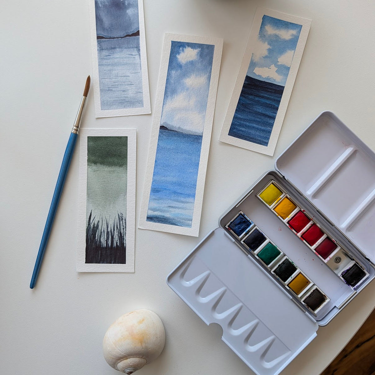 Watercolor Bookmarks by Danielle Driscoll