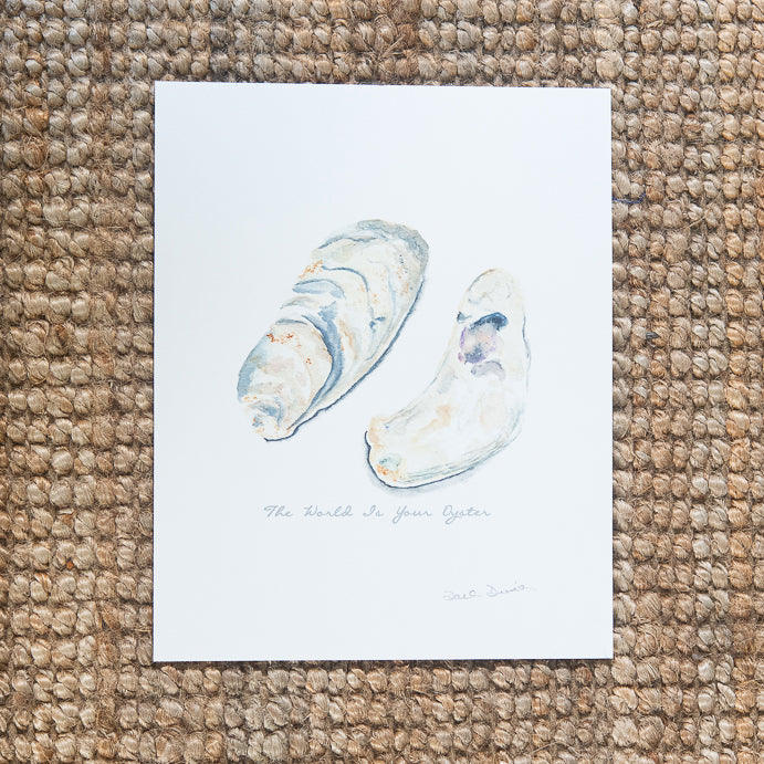 The World Is Your Oyster Giclee Print