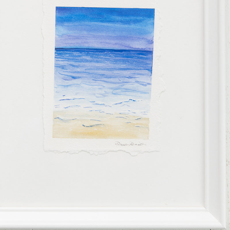 Abstract Ocean Original Painting by Danielle Driscoll | Finding Silver Pennies #watercolor #ocean #coastal
