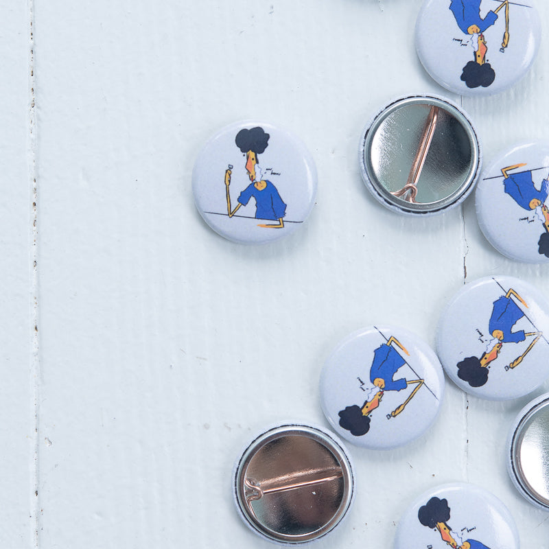 "aw, beans" 1 inch pins