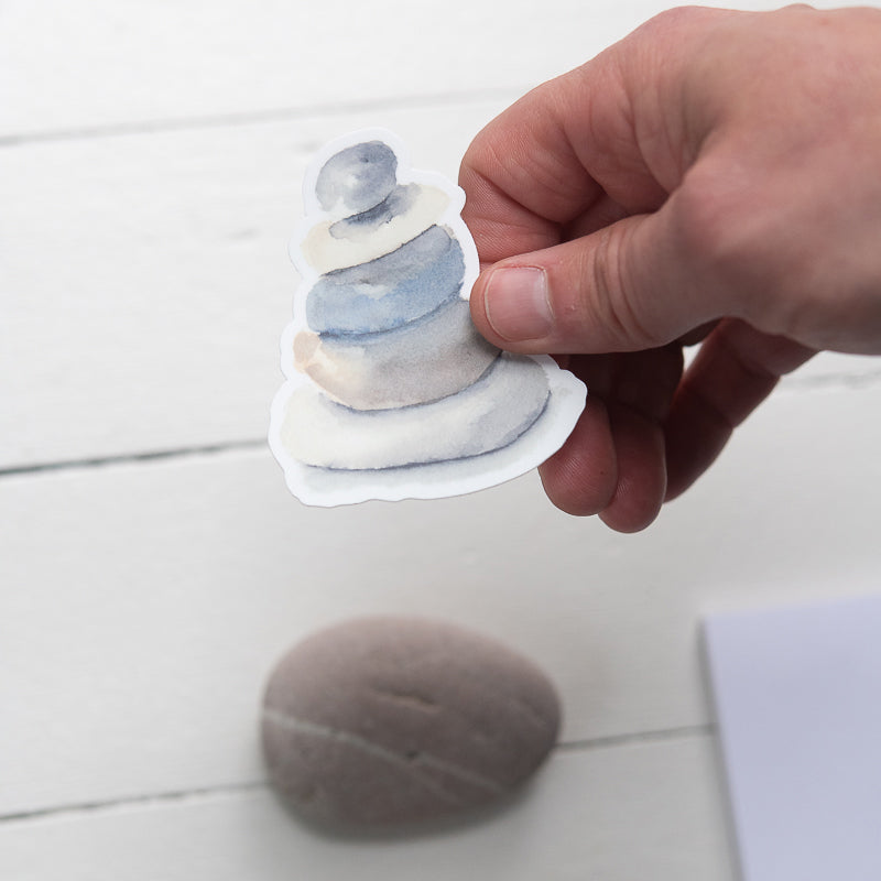 Beach Rocks Sticker by Finding Silver Pennies
