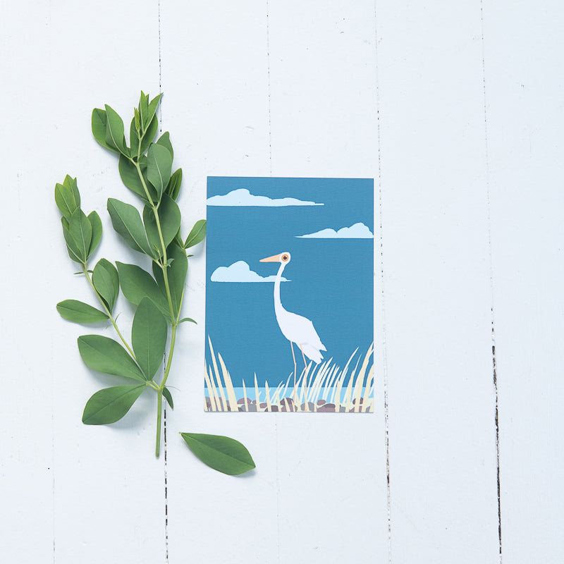 Heron 5x7 Print