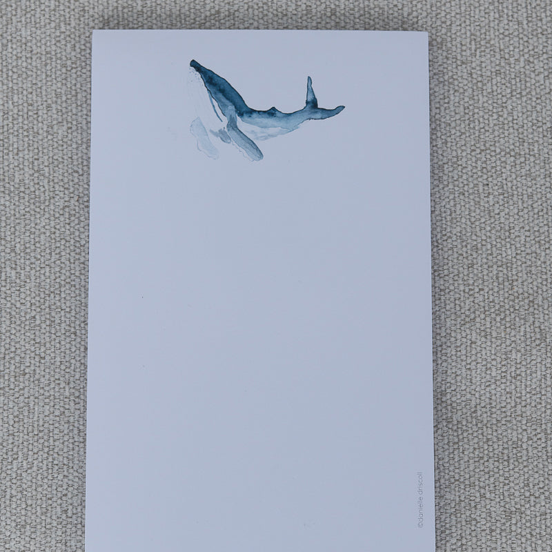 Humpback Whale Watercolor Notepad