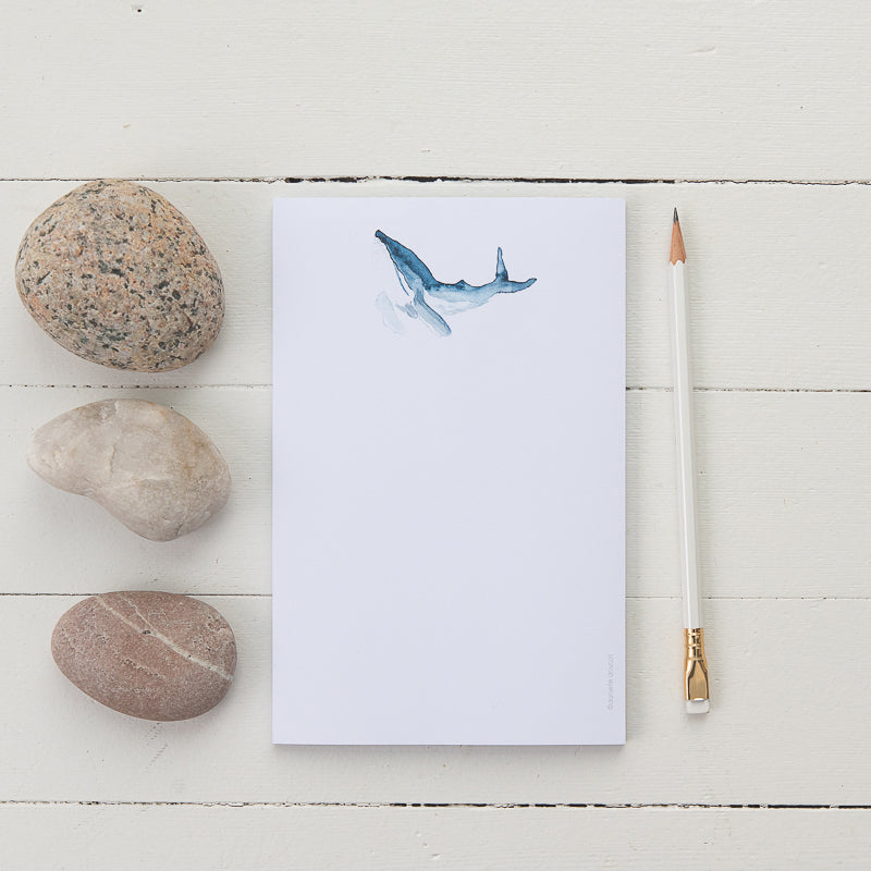 Humpback Whale Watercolor Notepad
