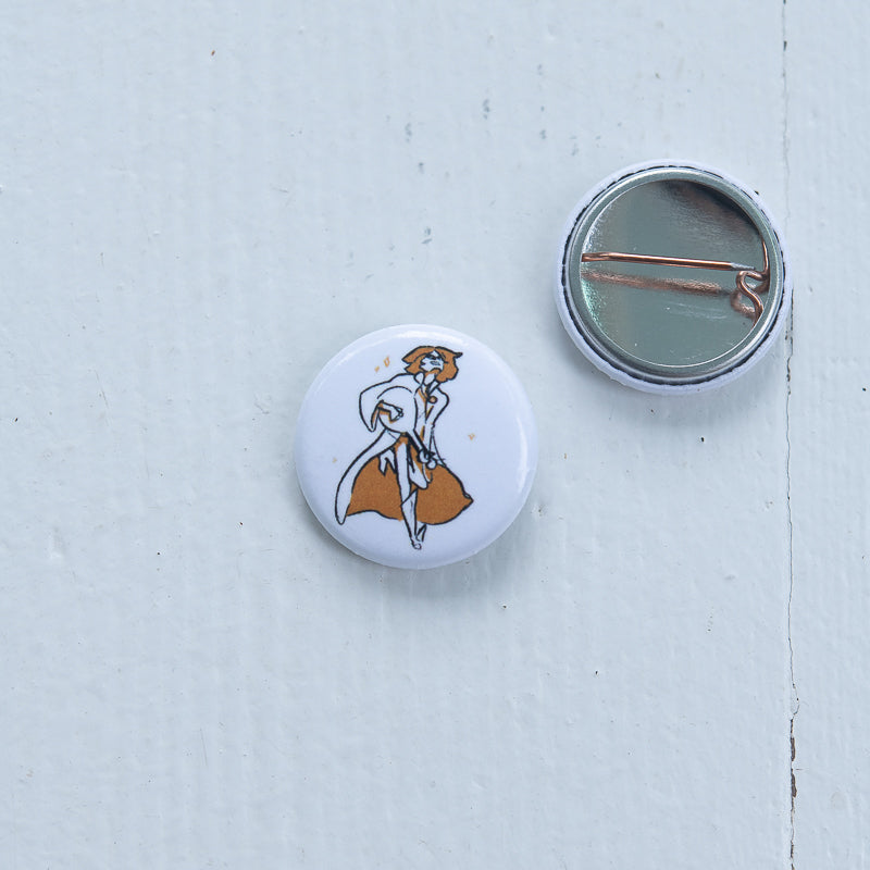 Lute Player 1 inch pin