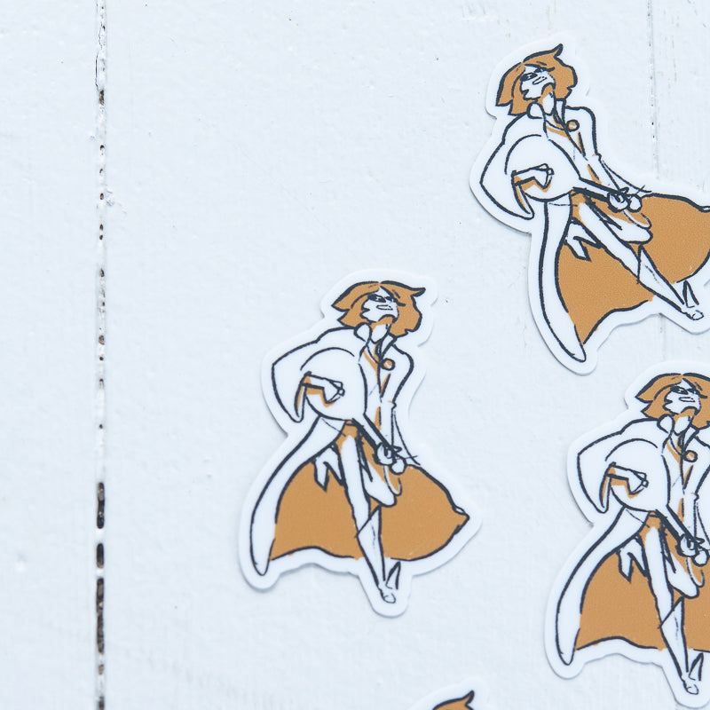 Lute Player Stickers