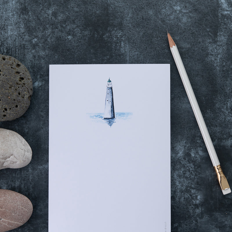 Minot Lighthouse Watercolor Notepad