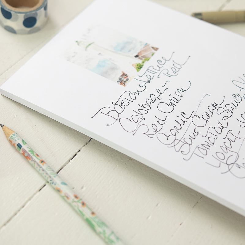 Side view Scituate Lighthouse Notepad
