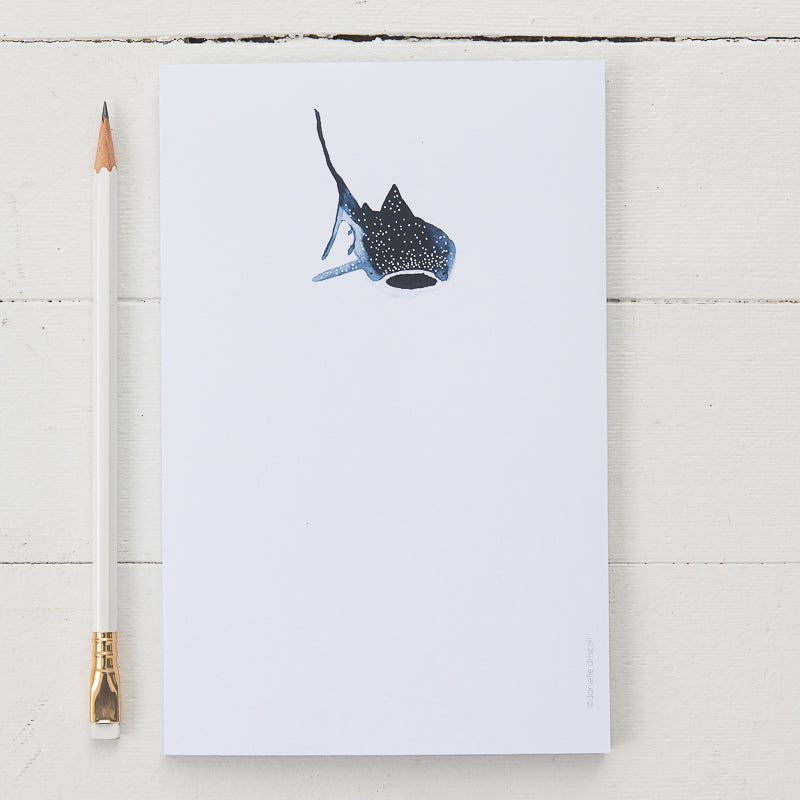 Whale Shark Watercolor Notepad