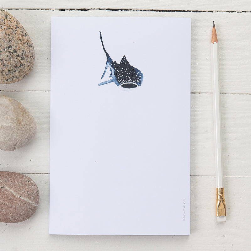 Whale Shark Watercolor Notepad