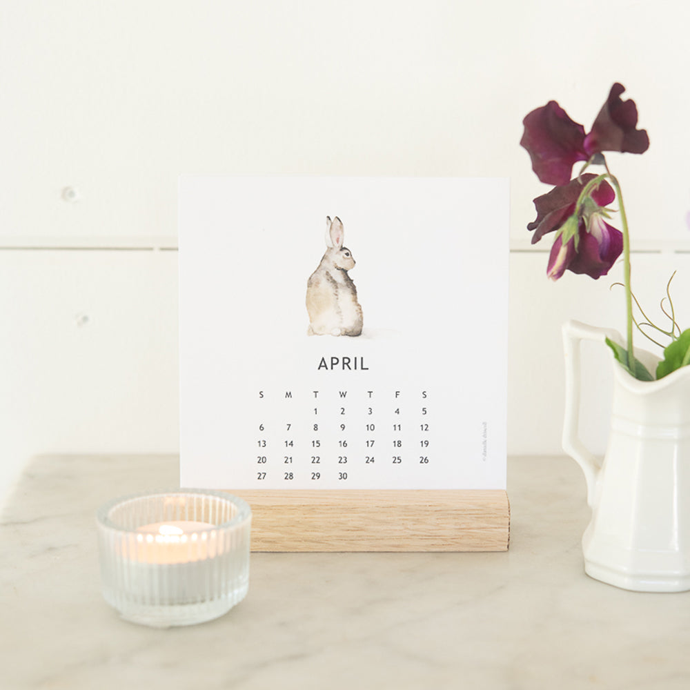 2025 Watercolor Desk Calendar