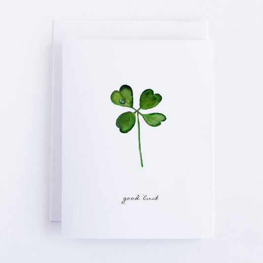 4 Leaf Clover Card