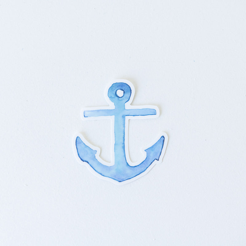 Anchor Sticker | Finding Silver Pennies #watercolor #anchor #anchorsticker #findingsilverpennies