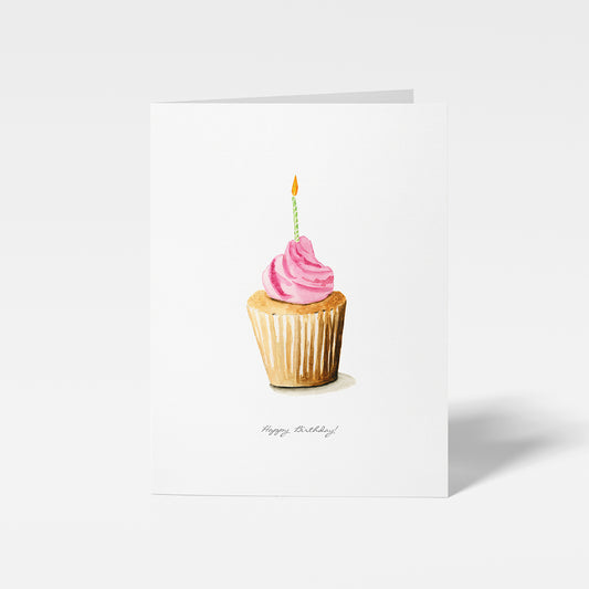 Cupcake Mini Card by Danielle Driscoll | Finding Silver Pennies