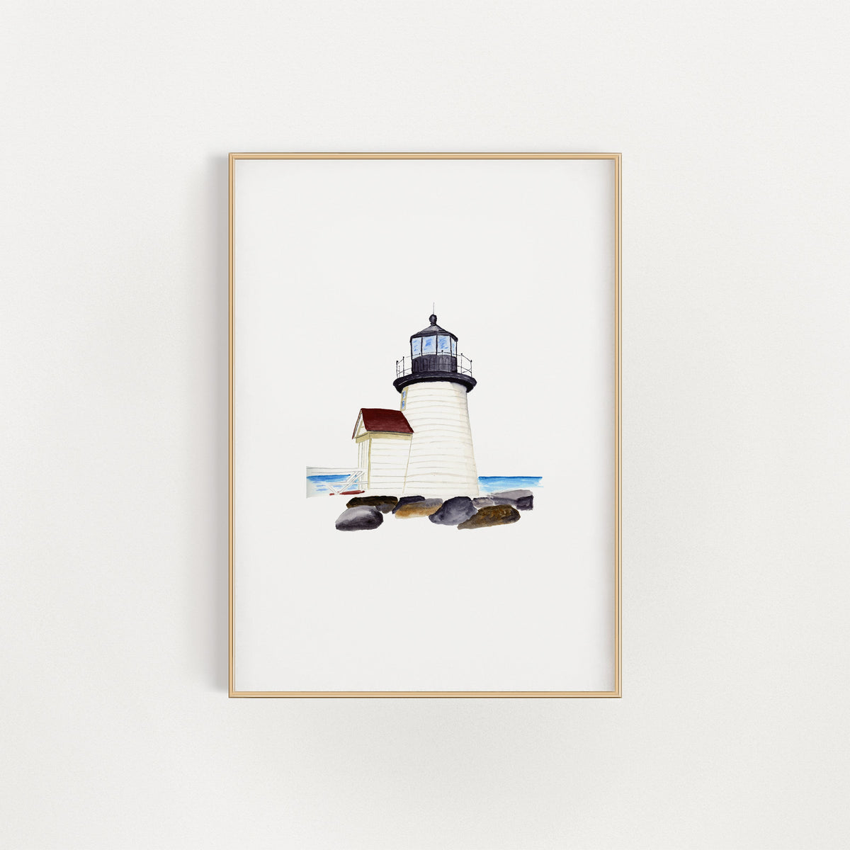 Brant Point Lighthouse Print by Danielle Driscoll