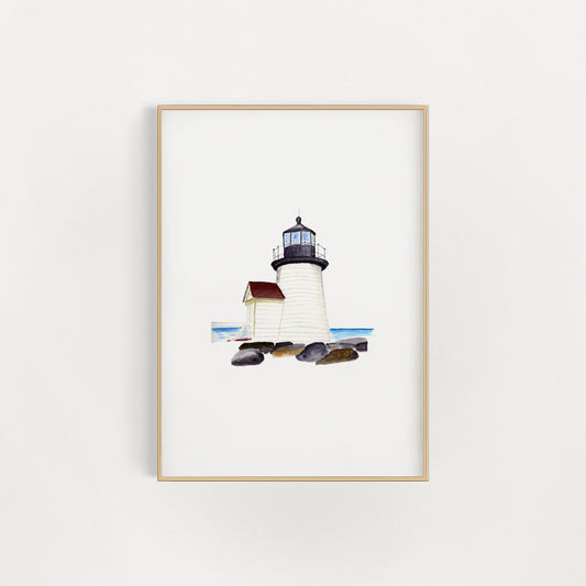 Brant Point Lighthouse Print by Danielle Driscoll