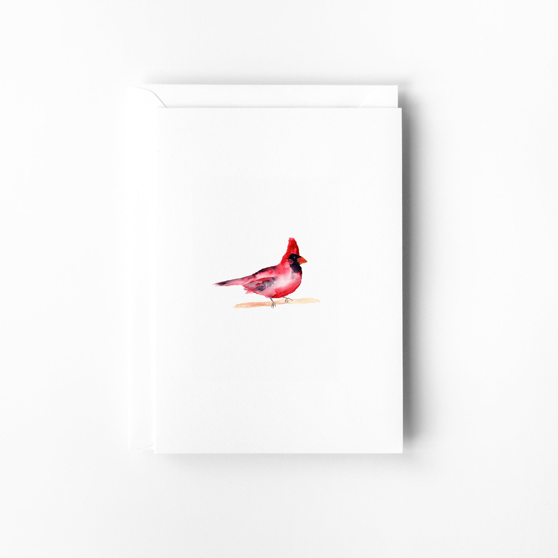 Cardinal Mini Note Card by Danielle Driscoll | Finding Silver Pennies