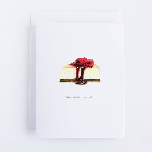 This Calls for Cake note card