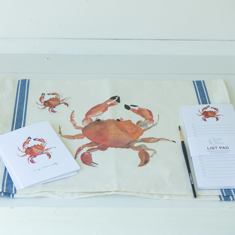 Watercolor Crab Collection | Finding Silver Pennies