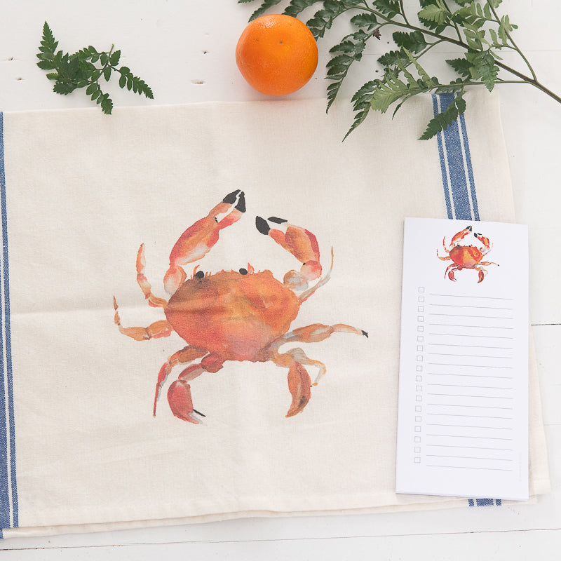 Crab Tea Towel | Finding Silver Pennies