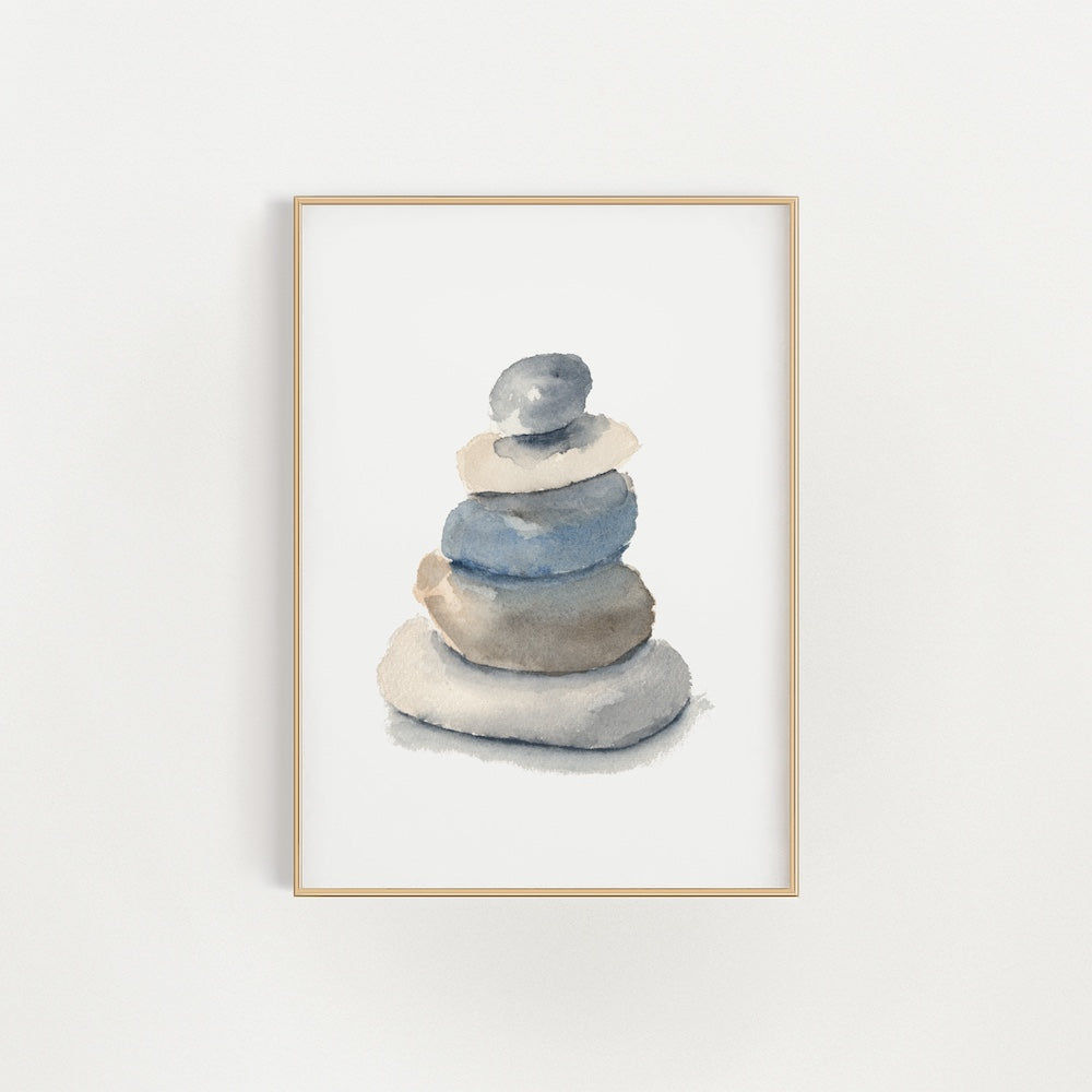 Beach Rocks Giclée Print | Finding Silver Pennies