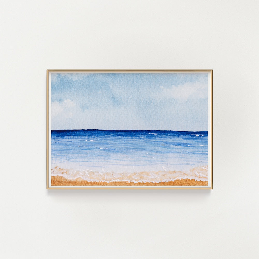 Day at the Beach Giclée Print | Finding Silver Pennies