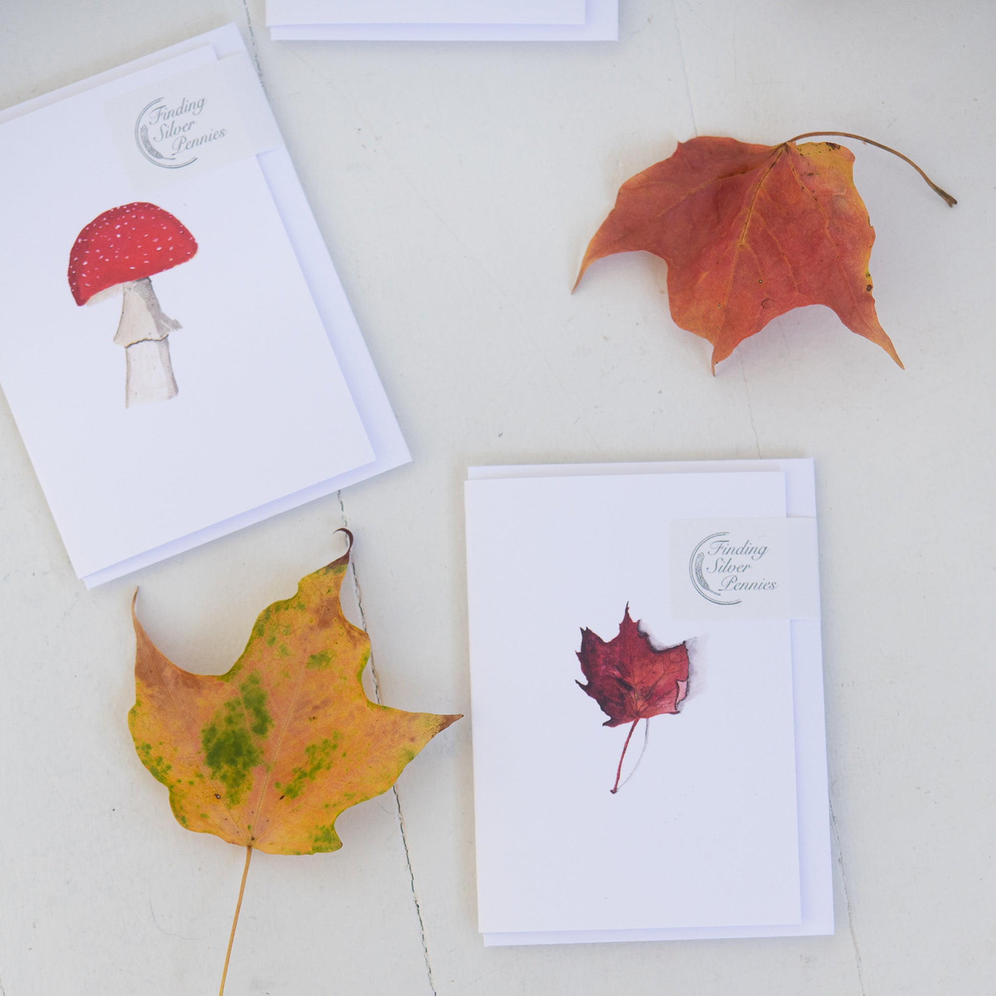 Fall Enclosure Cards by Danielle Driscoll | Finding Silver Pennies