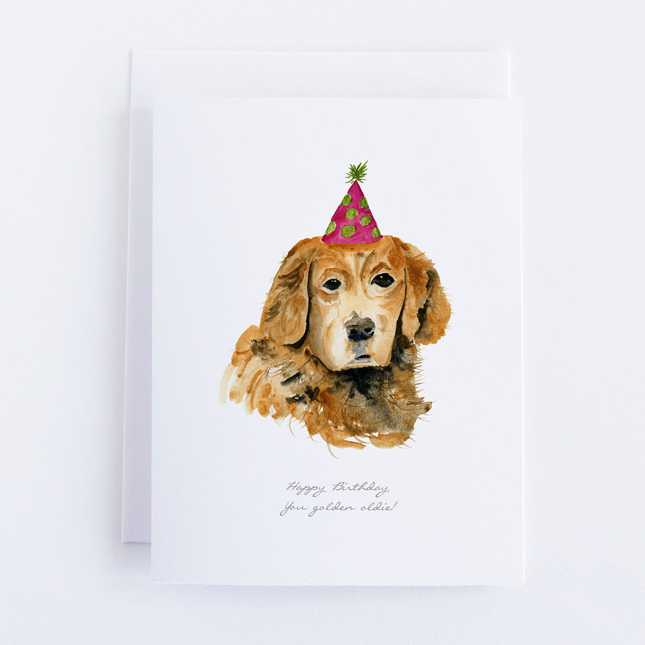Golden Retriever Birthday Card