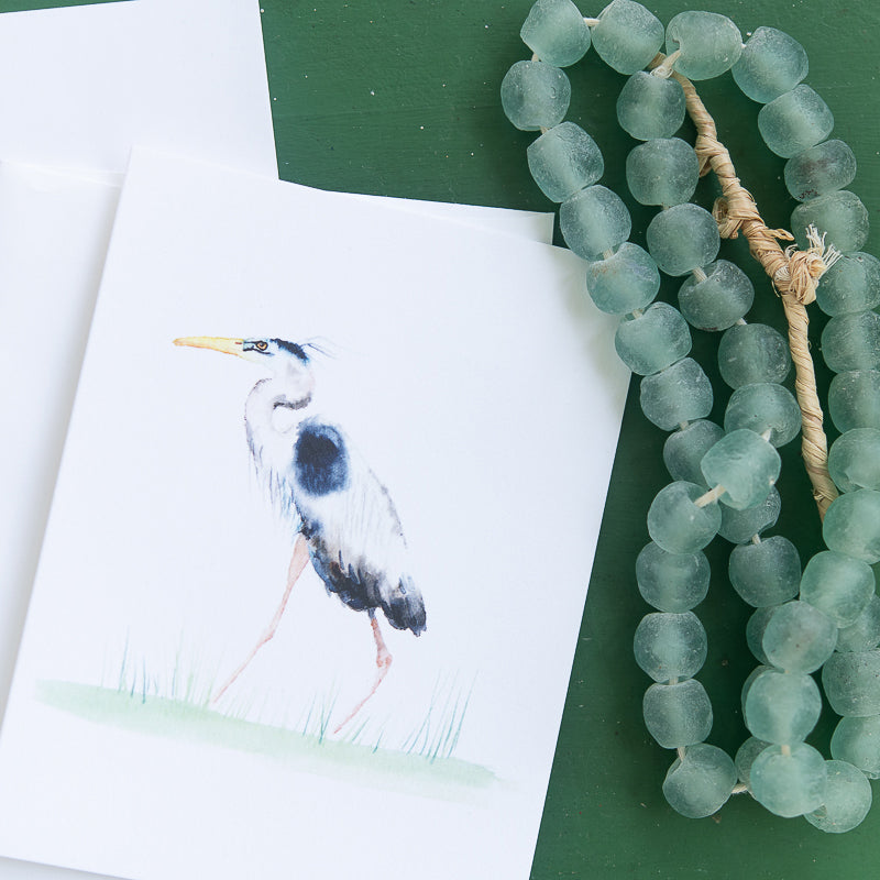 Great Blue Heron Note Card 