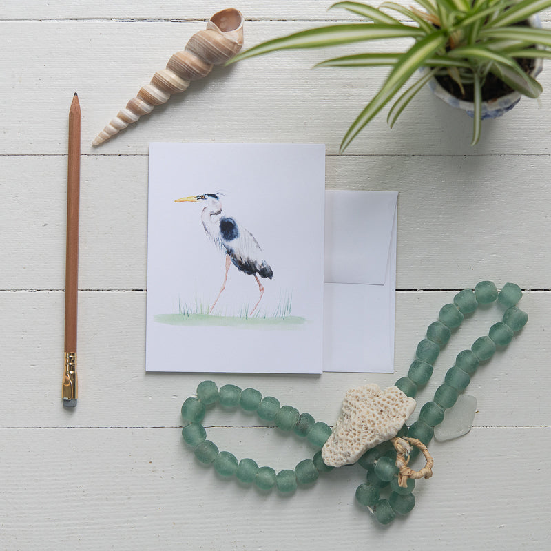 Great Blue Heron Note Card