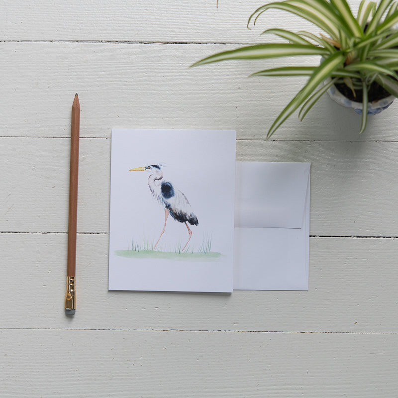 Great Blue Heron Note Card