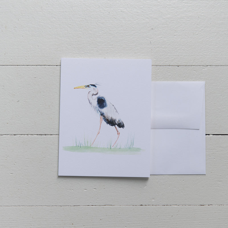 Great Blue Heron Note Card 