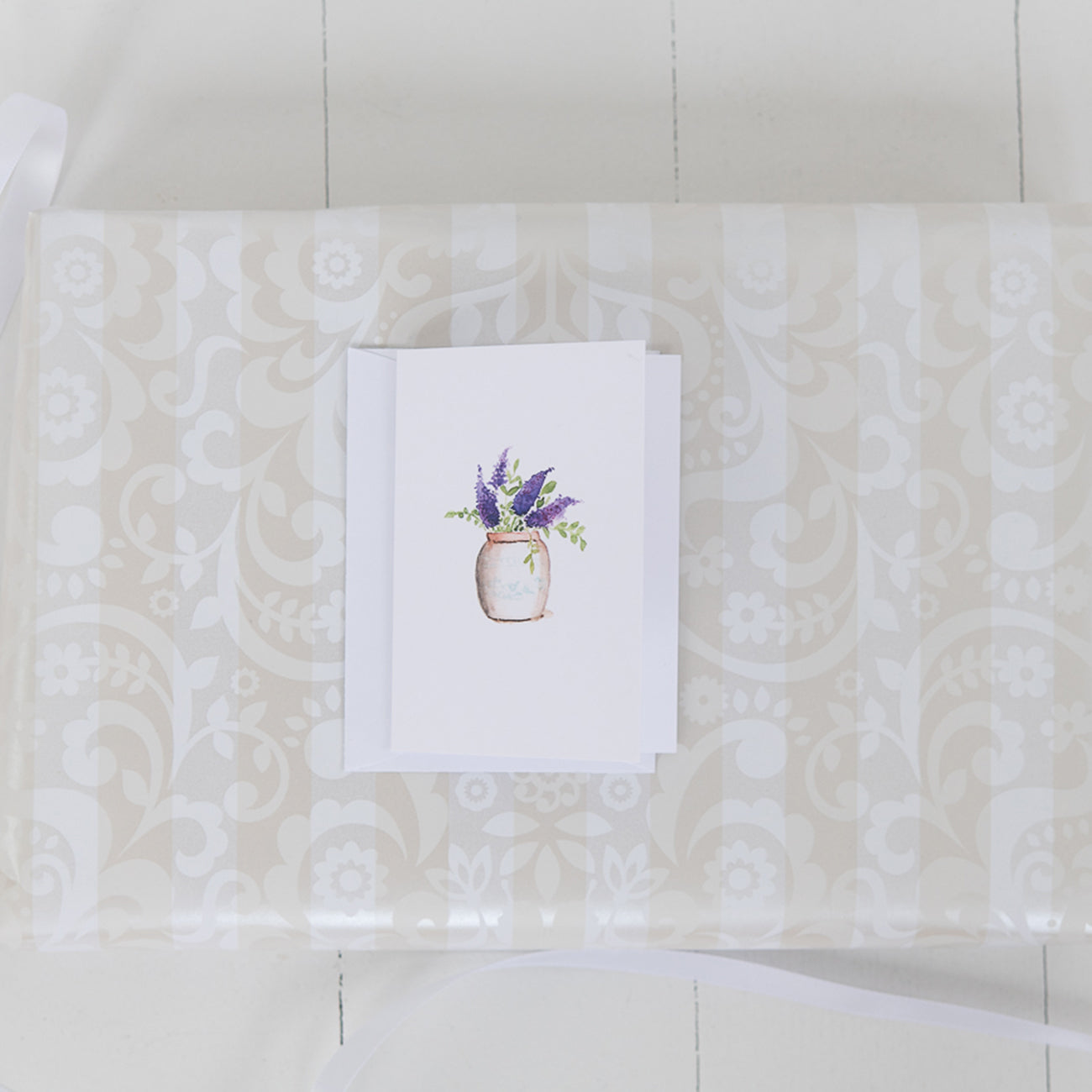 Lilacs Mini Note Card by Danielle Driscoll | Finding Silver Pennies