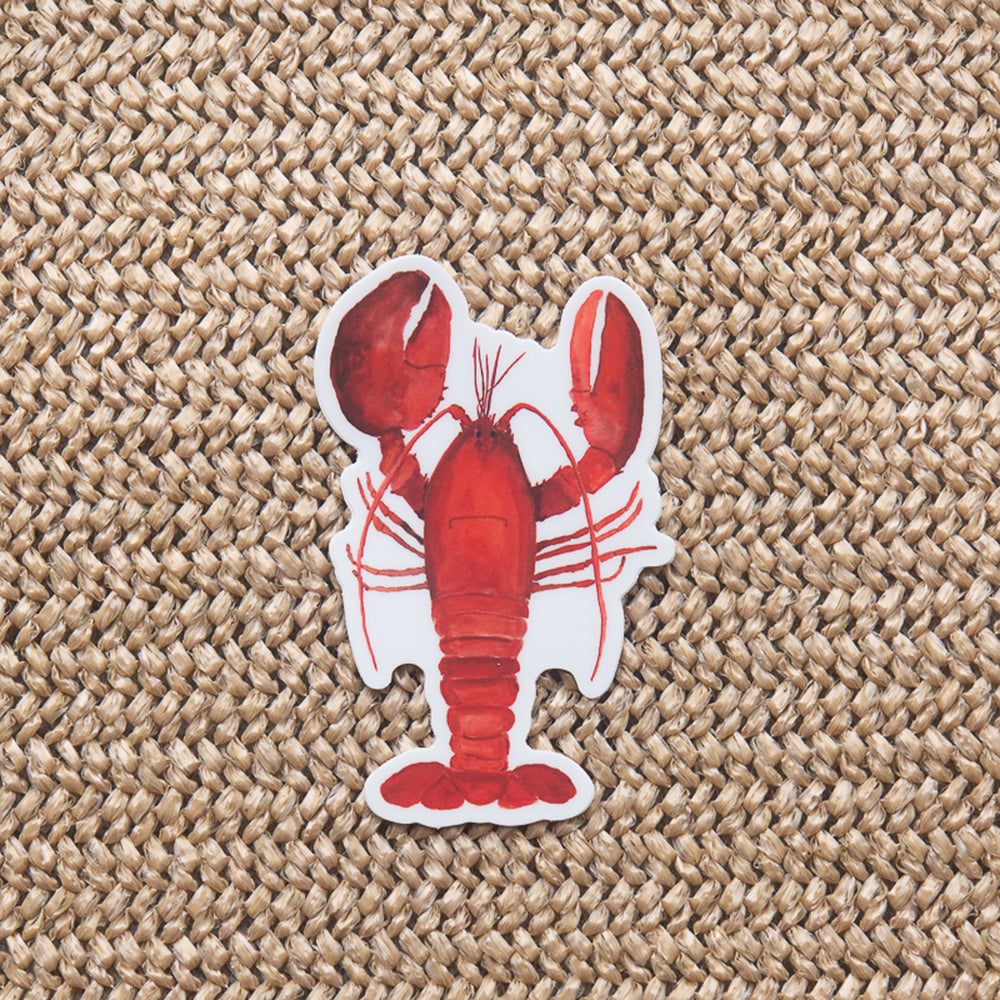 Lobster Sticker | Finding Silver Pennies #lobstersticker #lobster #watercolorlobster