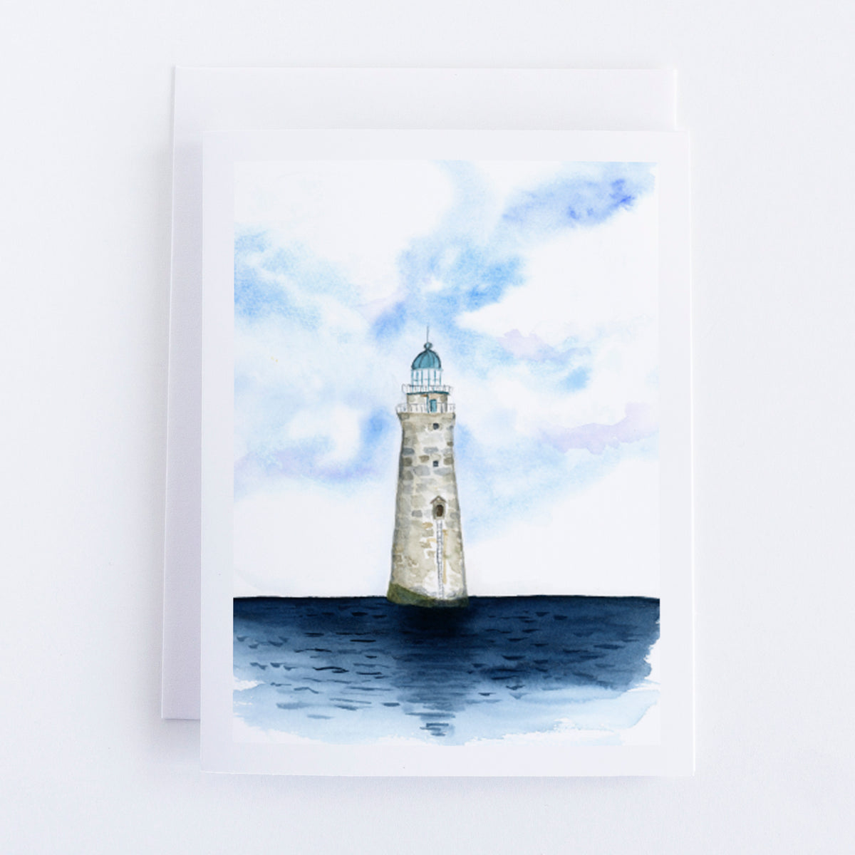 Minot Light Note Card by Danielle Driscoll