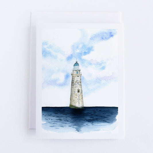Minot Light Note Card by Danielle Driscoll