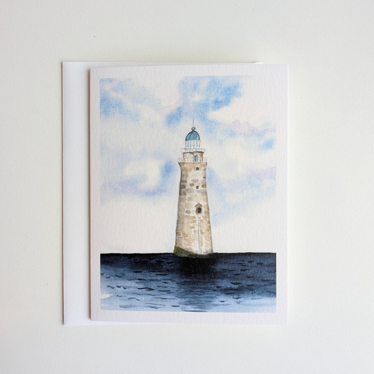 Minot Light Note Card by Danielle Driscoll